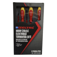 Набор диэлектрических отверток IZELTAS 6 предметов, 4140009106