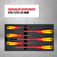 Набор диэлектрических отверток IZELTAS 6 предметов, 4140009106