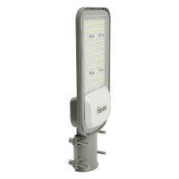 Уличный консольный светодиодный светильник FERON SP3040, 50W, 5000К, 6000Lm, серый, 41548