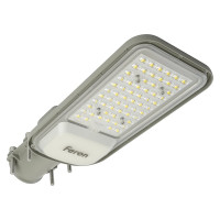 Уличный консольный светодиодный светильник FERON SP3040, 50W, 5000К, 6000Lm, серый, 41548