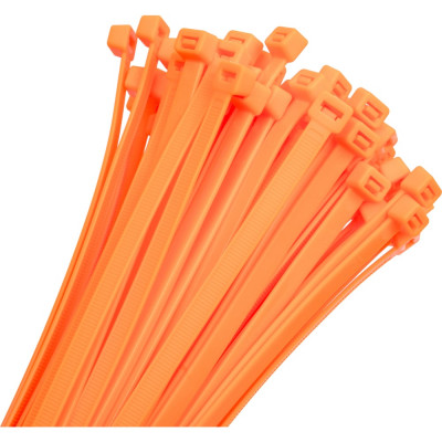 Кабельные стяжки FORTISFLEX КСС Float 8х370 оранж., 100 шт. 82028
