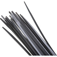 Нейлоновые стяжки FORTISFLEX НСС EasyFix 4x300 черный, 100 шт. 84816