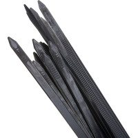 Нейлоновые стяжки FORTISFLEX НСС EasyFix 5x300 черный, 100 шт. 84818