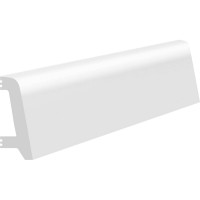 Напольный плинтус Stenopol 58х18х2000 мм под покраску C7231