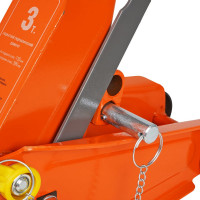 Подкатной домкрат Airline 3 т, в сумке, MIN - 135 мм, MAX - 390 мм AJ-3F-390P