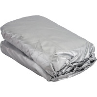 Универсальный защитный чехол-тент Airline на автомобиль, L 520x192x120 см, серый, молния для двери AC-FC-03