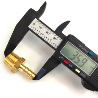 Штуцер Профитт латунный пневмо 3/8" НР х 8 мм, 10 шт 9276683