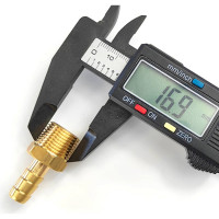 Штуцер Профитт латунный пневмо 3/8" НР х 8 мм, 10 шт 9276683