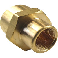 Муфта латунная переходная пневмо 1/2" ВР х 1/4" ВР Профитт 9275990