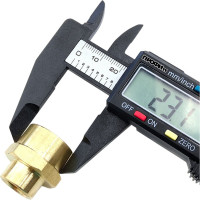 Муфта латунная переходная пневмо 1/2" ВР х 1/4" ВР Профитт 9275990