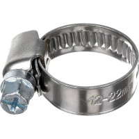 Хомут KRAFT 12-22 мм, нержавеющая сталь, уп. 100 шт. KT 880402