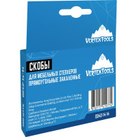 Скобы для мебельных степлеров vertextools 14 мм 0042-14-14