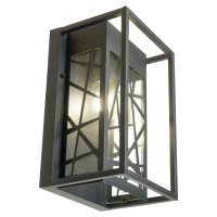 Садово-парковый светильник FERON серии «Ницца», PL641 60W, E27, IP44, черный, 4-х гранник 11647