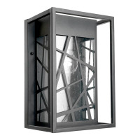 Садово-парковый светильник FERON серии «Ницца», PL641 60W, E27, IP44, черный, 4-х гранник 11647