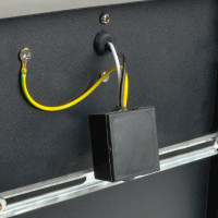 Садово-парковый светильник FERON серии «Ницца», PL641 60W, E27, IP44, черный, 4-х гранник 11647