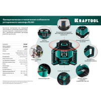 Ротационный лазерный нивелир KRAFTOOL RL600 34600_z01