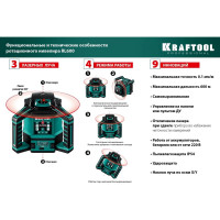 Ротационный лазерный нивелир KRAFTOOL RL600 34600_z01