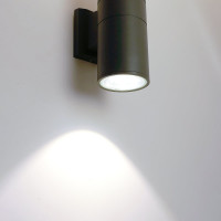 Уличный светодиодный светильник FERON DH0706, серия Бостон, 10W, 3000К, 1600Lm, IP54, серый 11660