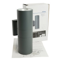 Уличный светодиодный светильник FERON DH0706, серия Бостон, 10W, 3000К, 1600Lm, IP54, серый 11660