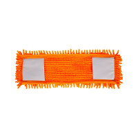 Насадка МОП для швабры OfficeClean Professional с карманами, 40х10 см, ворсистая микрофибра, оранжевый 303061