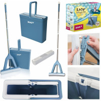 Набор для уборки YORK Изи губчатая швабра и ведро с отжимом, 2 запаски 072060