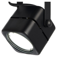 Трековый однофазный светильник на шинопровод FERON GU10, AL190, 50W, 230V, черный 41590