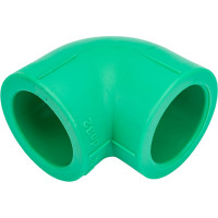 Уголок Blue Ocean 90 градусов, 32, полипропиленовый, зеленый PPRF/90E G -32