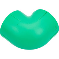 Уголок Blue Ocean 90 градусов, 32, полипропиленовый, зеленый PPRF/90E G -32