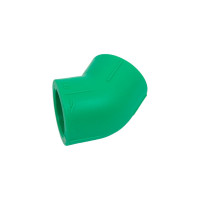 Уголок Blue Ocean 45 градусов, 32, полипропиленовый, зеленый PPRF/45E G -32