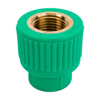 Комбинированная муфта с внутренней резьбой Blue Ocean 20x1/2, полипропиленовая, зеленая PPRF/IA(G)-20x1/2"