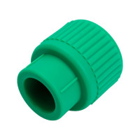 Комбинированная муфта с внутренней резьбой Blue Ocean 20x1/2, полипропиленовая, зеленая PPRF/IA(G)-20x1/2"