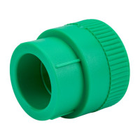 Комбинированная муфта с внутренней резьбой Blue Ocean 32x1", полипропиленовая, зеленая PPRF/IA(G)-32x1"