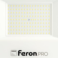 Светодиодный многоматричный прожектор FERON LL-1000, 100W 6400К 12000Lm, IP65, 90хOSRAM чёрный 41541