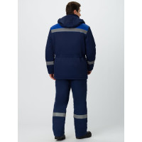 Зимний костюм Нейч-2 СОП, ткань Смесовая 210, полукомбинезон, темно-синий/васильковый, 48-50; 170-176 Факел 87476480.003