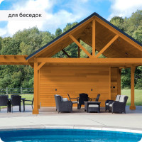 Водоотталкивающая пропитка Elcon Bio Lasure для защиты дерева до 15 лет, антисептик (дуб; 0.9 л) 00-00461938