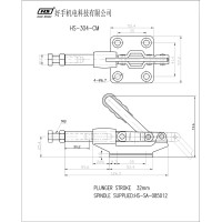 Механический зажим шатунного типа HS CLAMP HS-304-CM