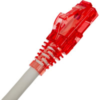 Патч-корд Hyperline PC-LPM-UTP-RJ45-RJ45-C5e-3M-LSZH-GY U/UTP, Cat.5e 100% Fluke Componen 42273