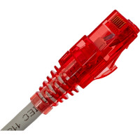 Патч-корд Hyperline PC-LPM-UTP-RJ45-RJ45-C5e-3M-LSZH-GY U/UTP, Cat.5e 100% Fluke Componen 42273