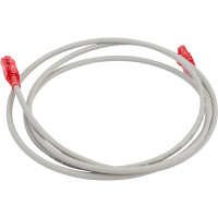 Патч-корд Hyperline PC-LPM-UTP-RJ45-RJ45-C5e-2M-LSZH-GY U/UTP, Cat.5e 100% Fluke Component 42272