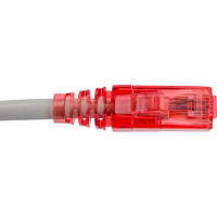 Патч-корд Hyperline PC-LPM-UTP-RJ45-RJ45-C5e-2M-LSZH-GY U/UTP, Cat.5e 100% Fluke Component 42272