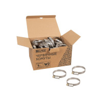 Хомут HELFER W2, 32-50 мм, нержавеющая сталь, уп. 50 шт. HF004056