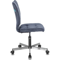 Компьютерное кресло Бюрократ CH-330M темно-синий велюр крестовина металл CH-330M/LT-27
