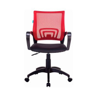 Компьютерное кресло Бюрократ CH-695NLT красный на пиастре крестовина пластик CH-695NLT/R/TW-11