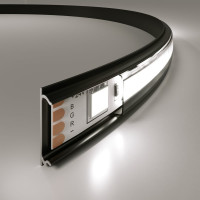 Гибкий профиль Elektrostandard LL-2-ALP012 алюминиевый, черный/черный для LED ленты (под ленту до 10mm) a053629