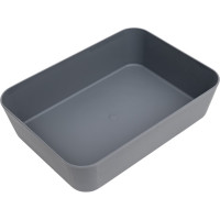 Лоток для канцелярских принадлежностей Стамм 13х17.8х4.4 см, серый ЛТ192