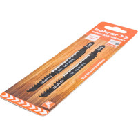 Пилки по дереву для лобзика Т311C (2 шт; 125х100 мм; HCS; шаг 2.75 мм) BOHRER 37103113