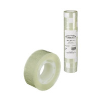 Канцелярская клейкая лента Комус 19 мм х 33 м, 12 шт./уп. 107517