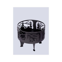 Костровая чаша ПРОФМЕТСТИЛЬ Олени 333