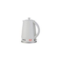 Чайник Centek 2 л, 2000 Вт, супербелая керамика, рельефный корпус  CT-0061 White