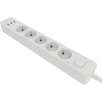 Удлинитель HARPER с USB зарядкой UCH-530 White H00002264
